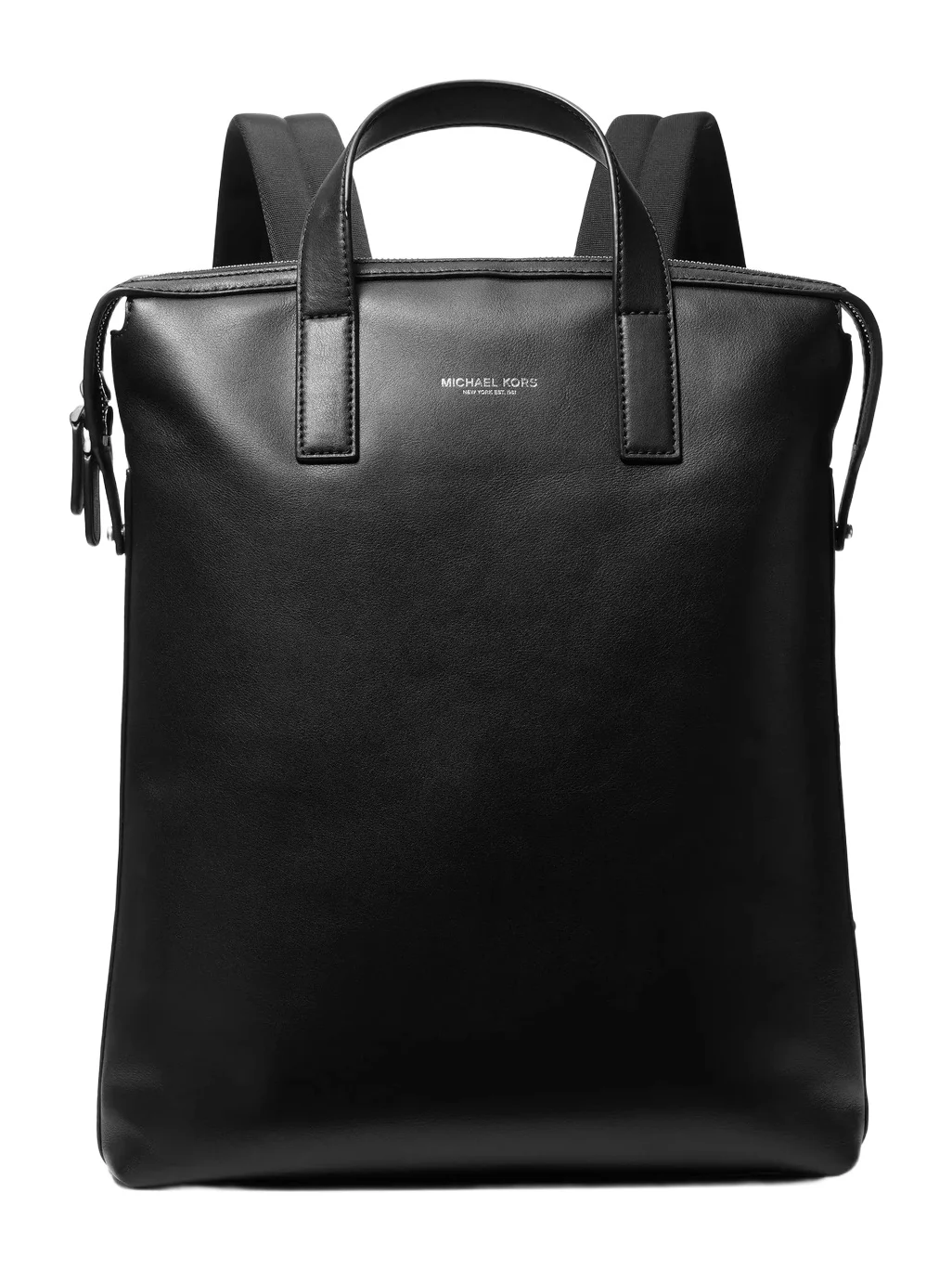 Michael Kors Collection Nicholas Leather Convertible Backpack in Black - One Size by Michael Kors Mens