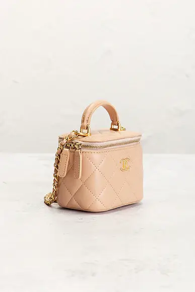Chanel Chanel Lambskin Mini Classic Vanity Case | Thumbnail 4 Chanel Chanel Lambskin Mini Classic Vanity Case | Thumbnail 4