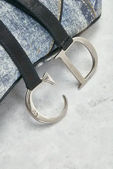 Dior Denim Speedway Double Saddle Bag | Thumbnail 6 Dior Denim Speedway Double Saddle Bag | Thumbnail 6