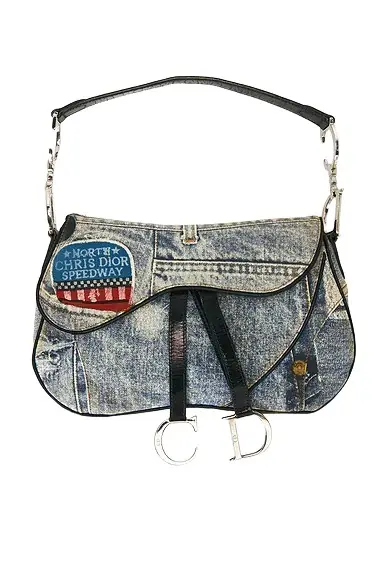 Denim Speedway Double Saddle Bag