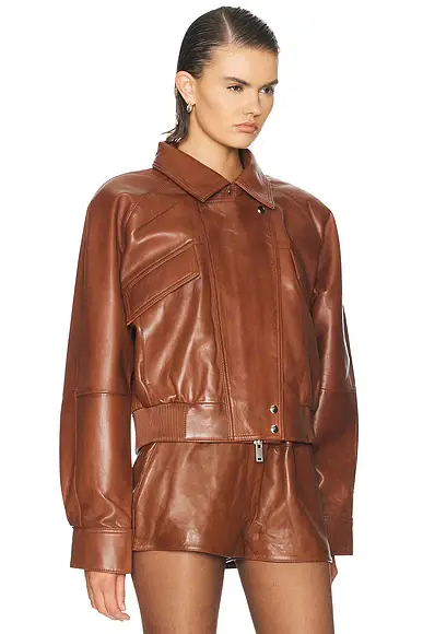 Retrofête Lykke Leather Jacket | Thumbnail 2 Retrofête Lykke Leather Jacket | Thumbnail 2