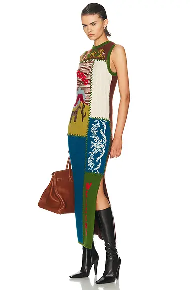 ALÉMAIS Lasso Patchwork Knit Dress | Thumbnail 3 ALÉMAIS Lasso Patchwork Knit Dress | Thumbnail 3