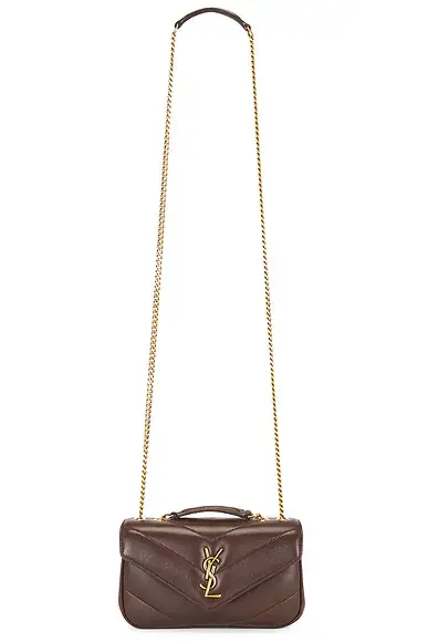 Saint Laurent Mini Loulou Chain Bag | Thumbnail 6 Saint Laurent Mini Loulou Chain Bag | Thumbnail 6