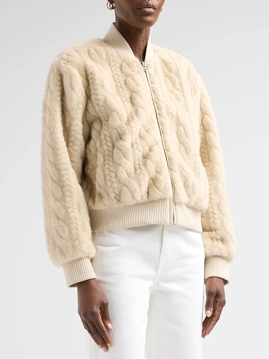 dh New York Women's Debbi Cable-Knit Jacket | Thumbnail 4 dh New York Women's Debbi Cable-Knit Jacket | Thumbnail 4