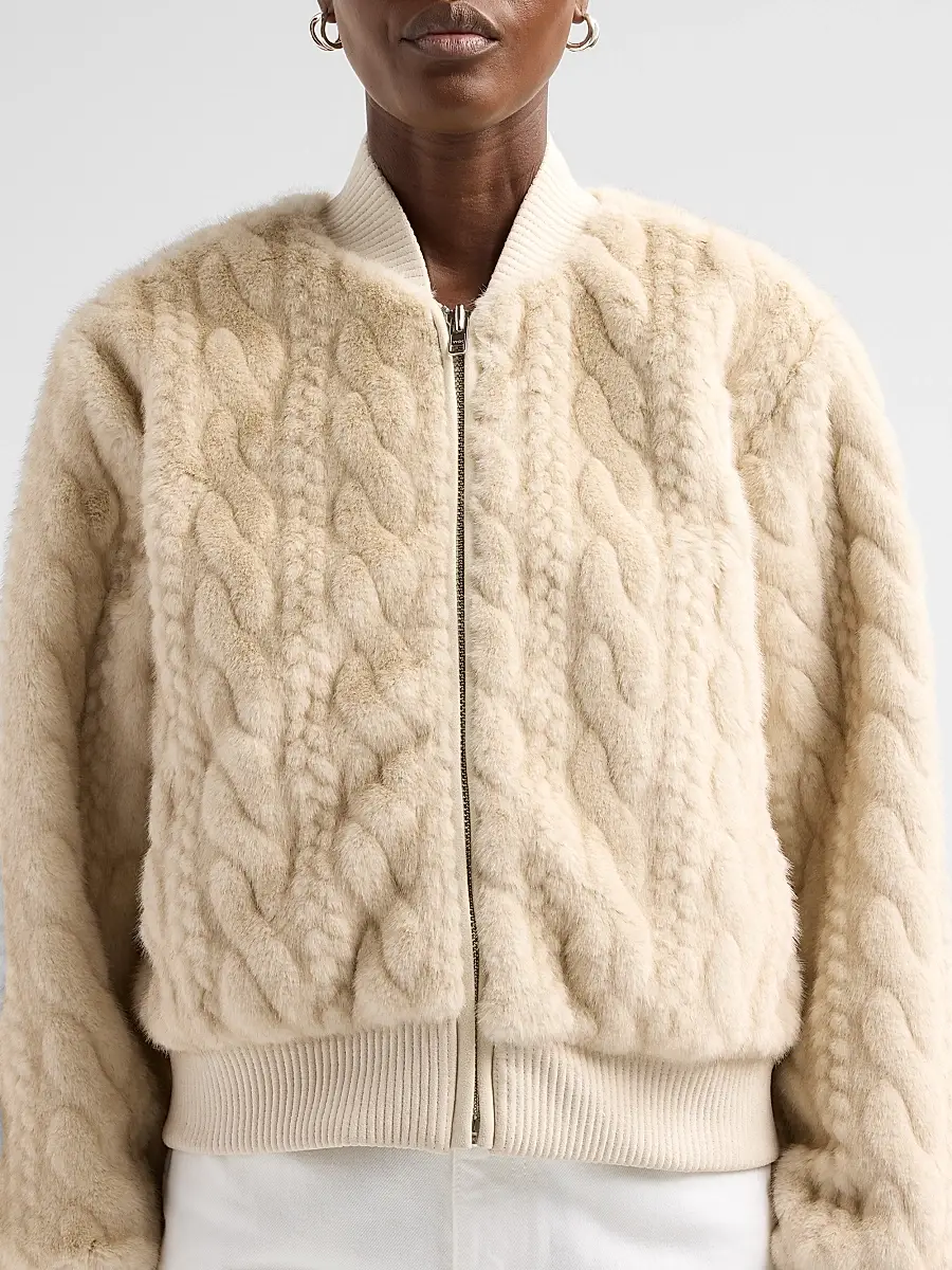 dh New York Women's Debbi Cable-Knit Jacket | Thumbnail 5 dh New York Women's Debbi Cable-Knit Jacket | Thumbnail 5