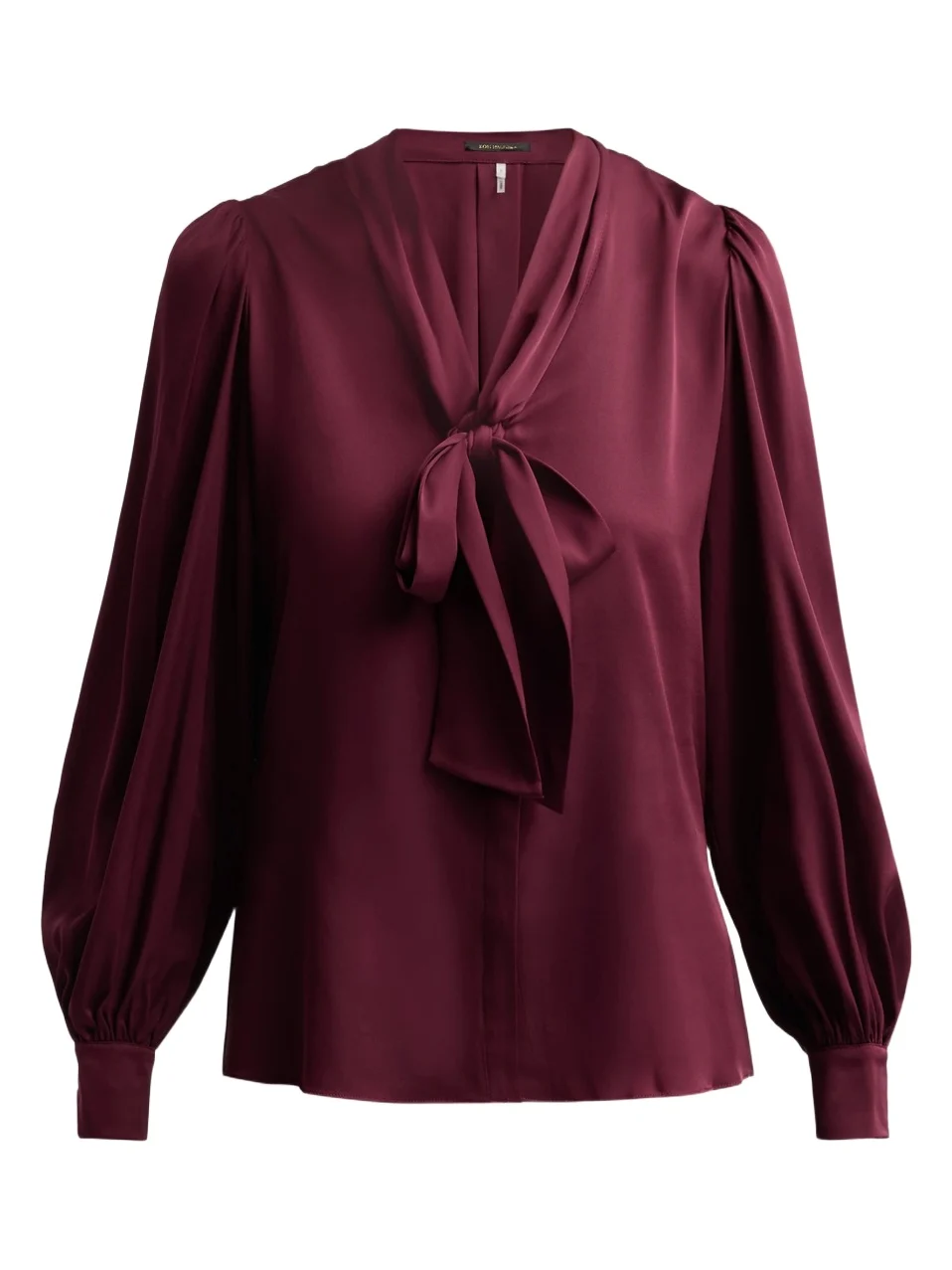 Women's Selena Stretch-Silk Tie-Front Blouse Women's Selena Stretch-Silk Tie-Front Blouse