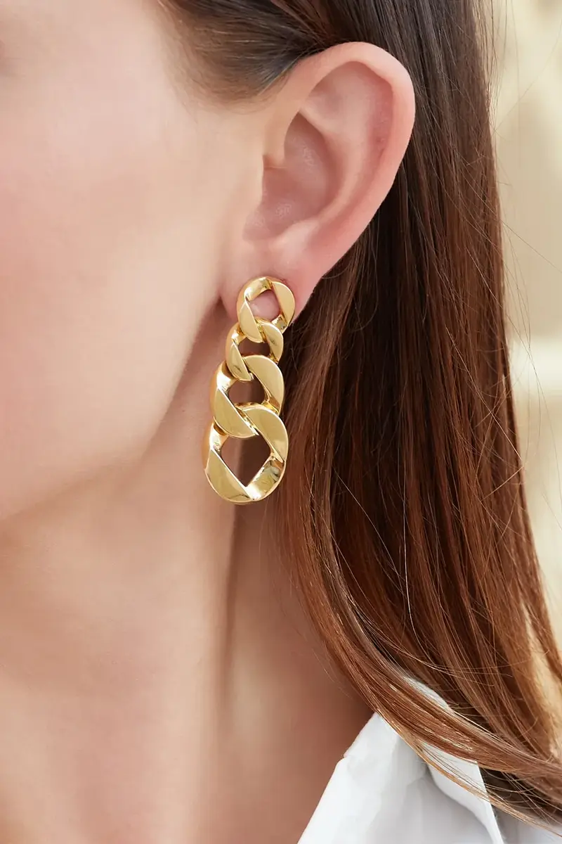 VERDURA Curb Link Pendant Earrings | Thumbnail 3 VERDURA Curb Link Pendant Earrings | Thumbnail 3