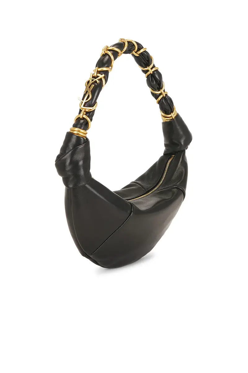 Saint Laurent Mini Amalia Hobo Bag | Thumbnail 4 Saint Laurent Mini Amalia Hobo Bag | Thumbnail 4