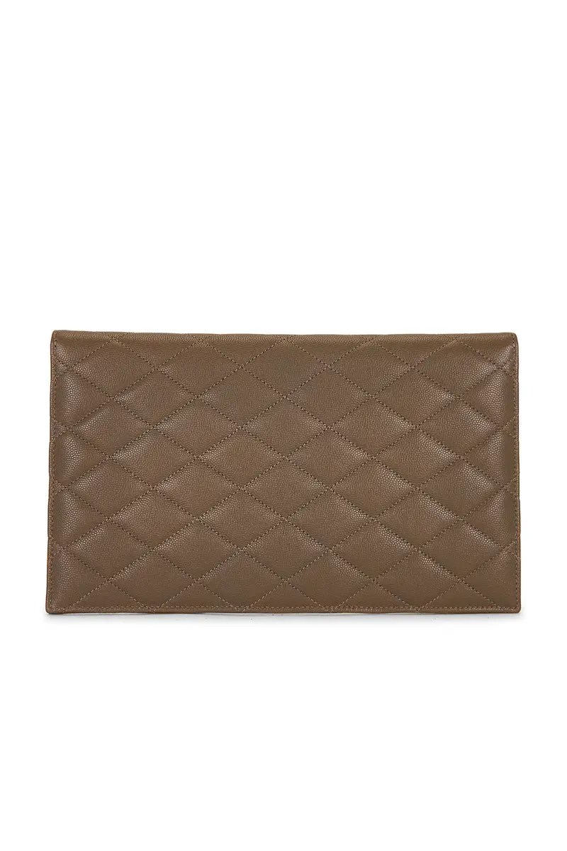 Saint Laurent Grain De Poudre Matelasse Pouch | Thumbnail 3 Saint Laurent Grain De Poudre Matelasse Pouch | Thumbnail 3