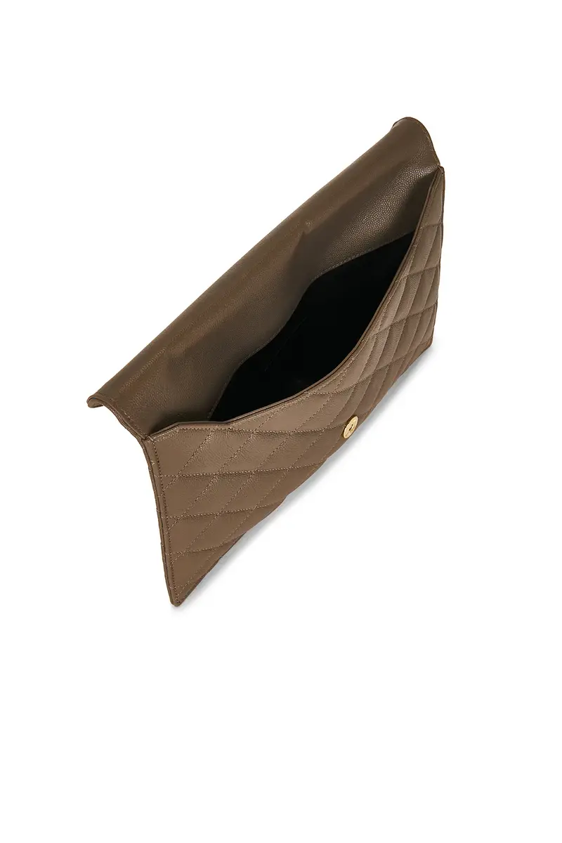Saint Laurent Grain De Poudre Matelasse Pouch | Thumbnail 5 Saint Laurent Grain De Poudre Matelasse Pouch | Thumbnail 5