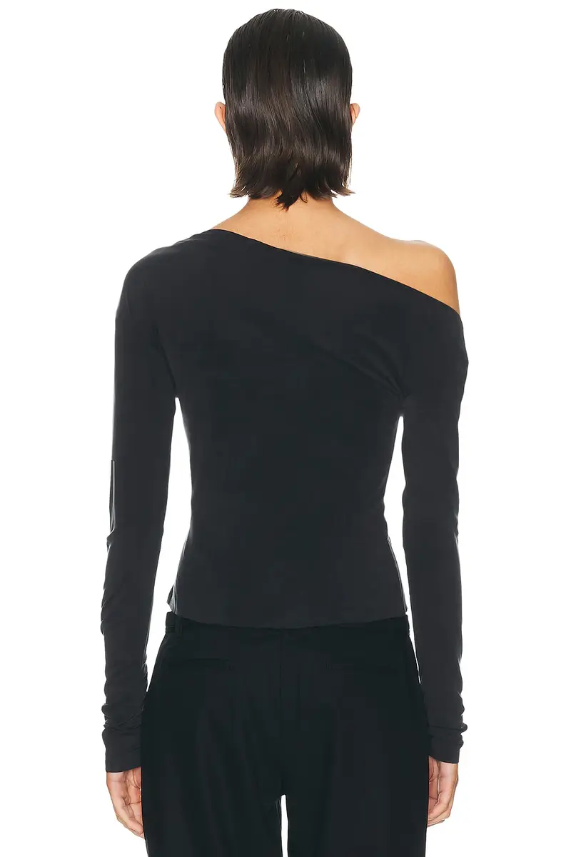 St. Agni Cupro Jersey Long Sleeve Top | Thumbnail 3 St. Agni Cupro Jersey Long Sleeve Top | Thumbnail 3