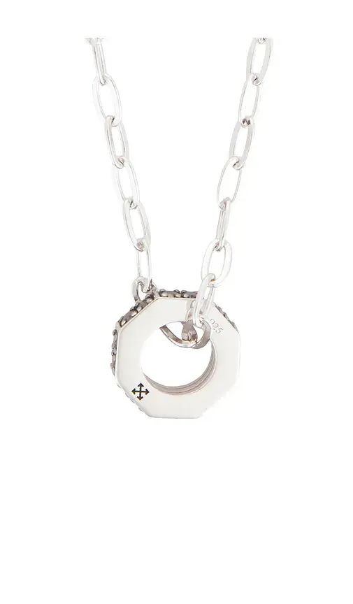 Off-White Hex Nut Chain Pendant Necklace | Thumbnail 6