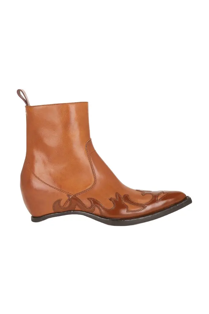 Maison Margiela Heel-less Western Flames Boot H45 | Image 1 Maison Margiela Heel-less Western Flames Boot H45 | Image 1