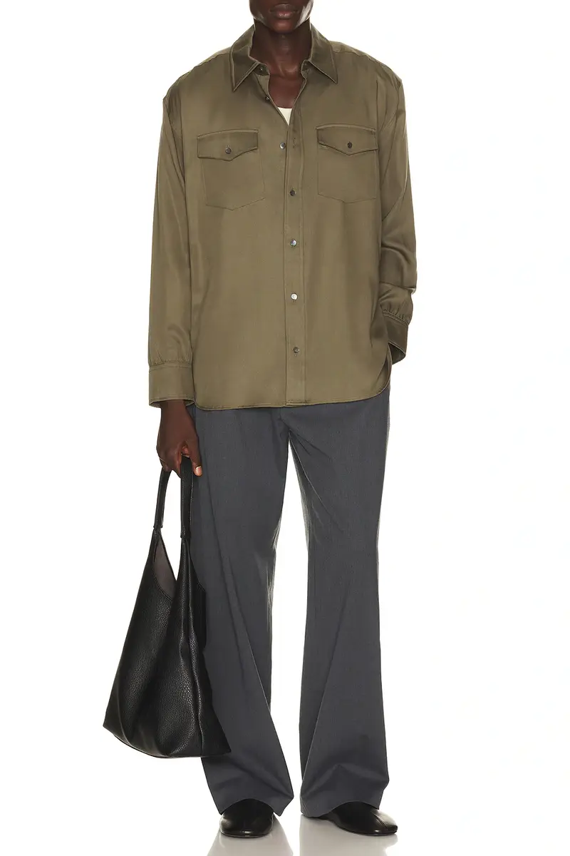 Simkhai Carter Refined Workwear Shirt | Thumbnail 3 Simkhai Carter Refined Workwear Shirt | Thumbnail 3