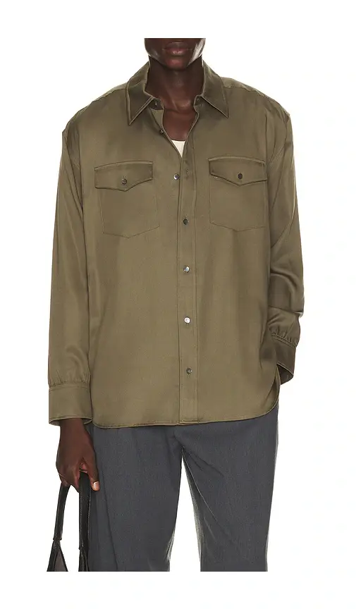 Simkhai Carter Refined Workwear Shirt | Thumbnail 5 Simkhai Carter Refined Workwear Shirt | Thumbnail 5