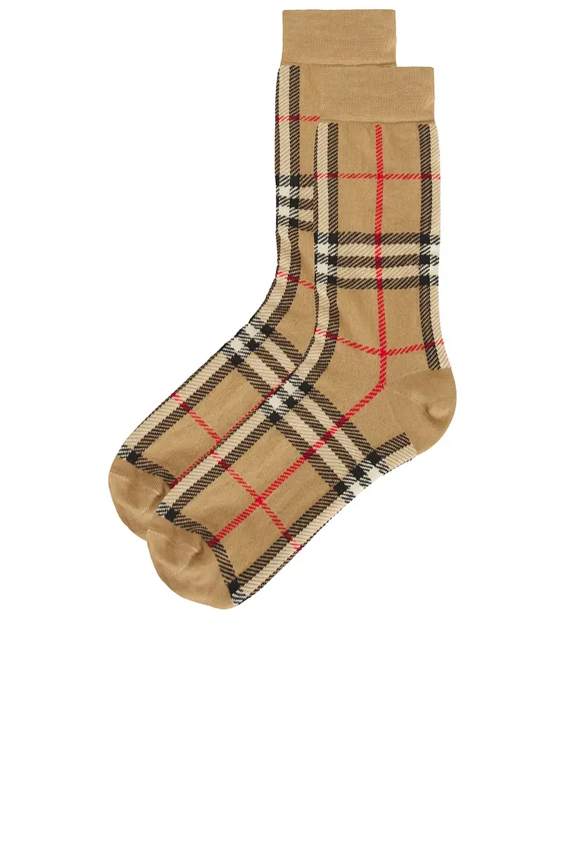 Burberry Core Check Sock | Thumbnail 2 Burberry Core Check Sock | Thumbnail 2