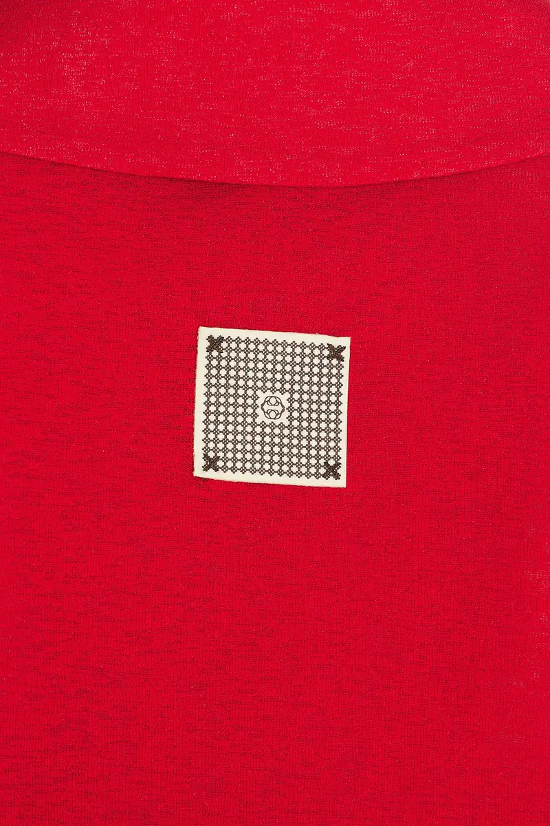 SIEDRÉS Leo Semi Sheer Polo Top | Thumbnail 7 SIEDRÉS Leo Semi Sheer Polo Top | Thumbnail 7