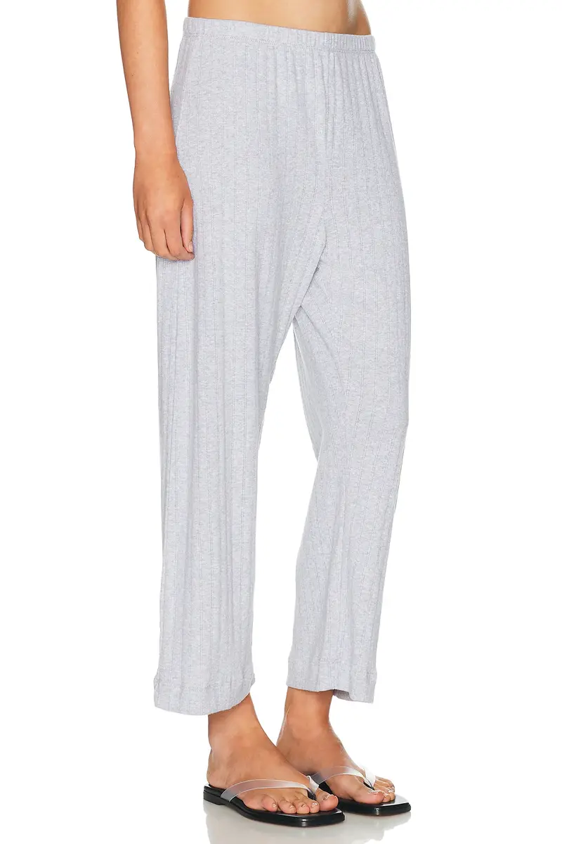 LESET Pointelle Crop Wide Leg Pant | Thumbnail 3 LESET Pointelle Crop Wide Leg Pant | Thumbnail 3