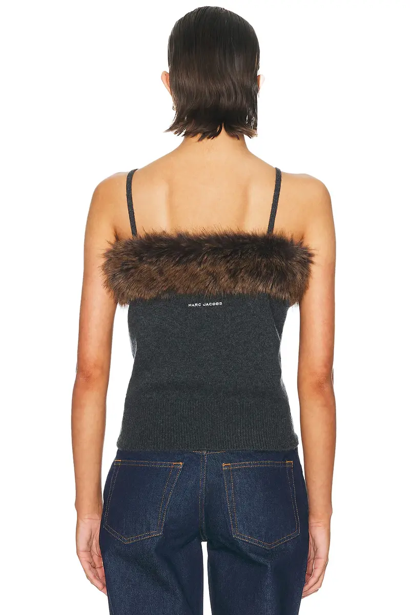Marc Jacobs Faux Fur Lined Tank Top | Thumbnail 3 Marc Jacobs Faux Fur Lined Tank Top | Thumbnail 3