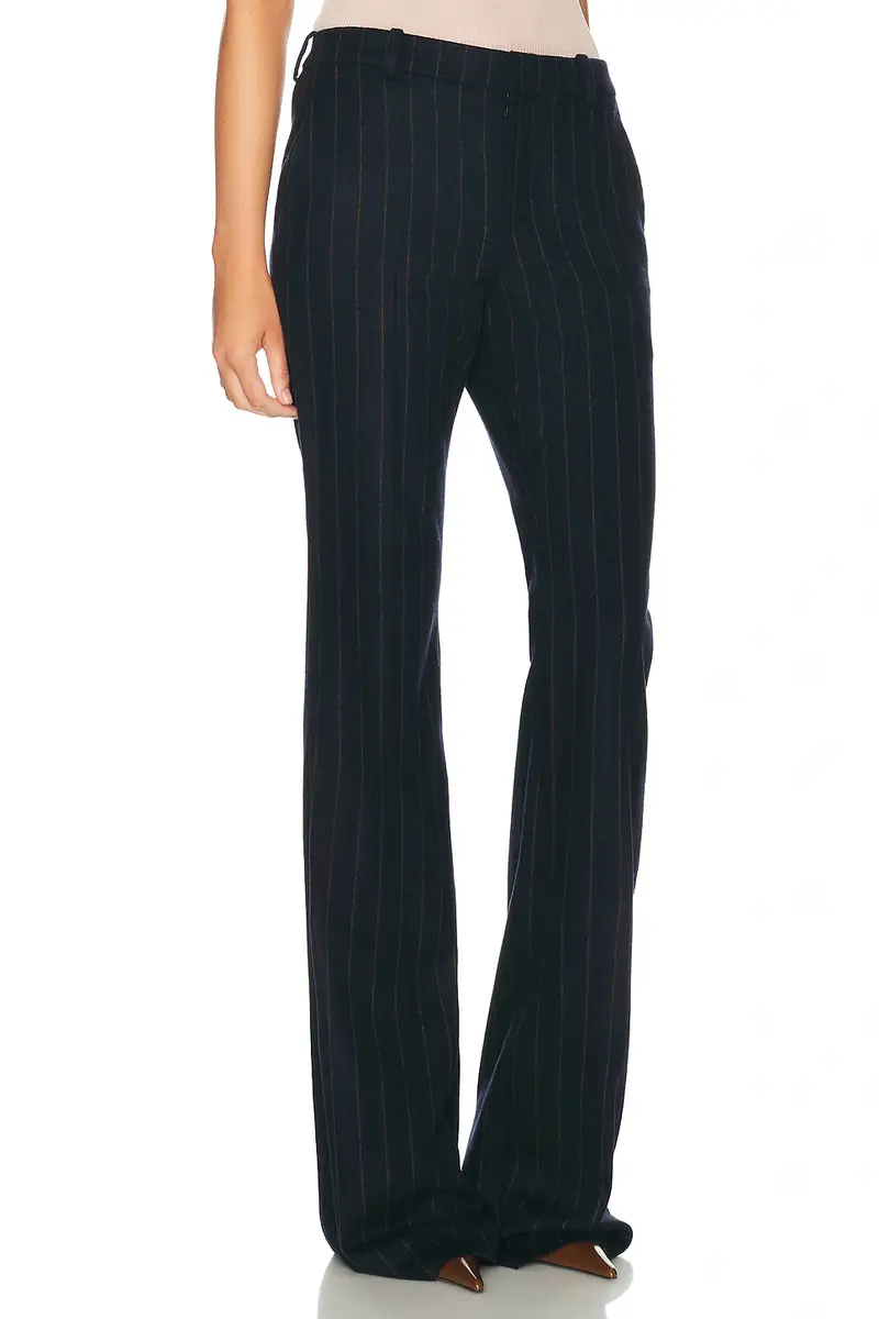 Saint Laurent Wool Flare Leg Pant | Thumbnail 2