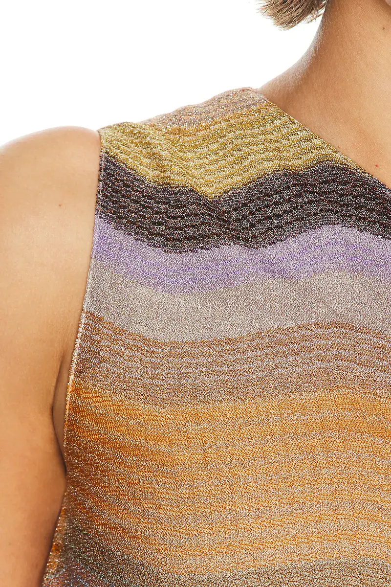 Missoni Sleeveless Short Dress | Thumbnail 5 Missoni Sleeveless Short Dress | Thumbnail 5