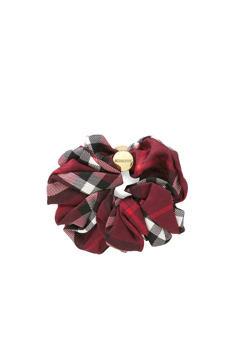 Burberry Silk Check Scrunchie | Thumbnail 2 Burberry Silk Check Scrunchie | Thumbnail 2