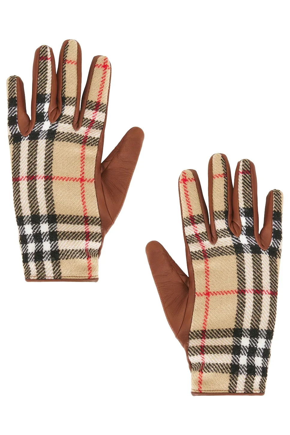 Wool Check Gloves Wool Check Gloves