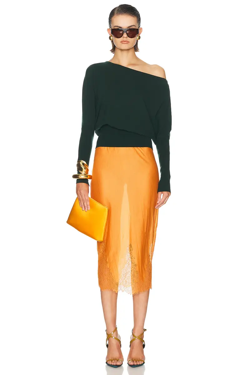Simkhai Lavina Draped Off Shoulder Sweater | Thumbnail 4