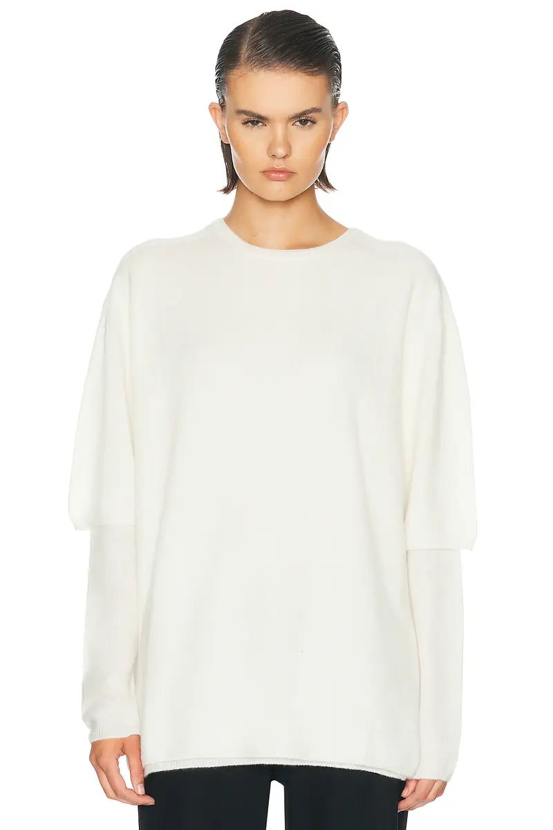 Nour Hammour Cobain Layered Knit Sweater | Thumbnail 2