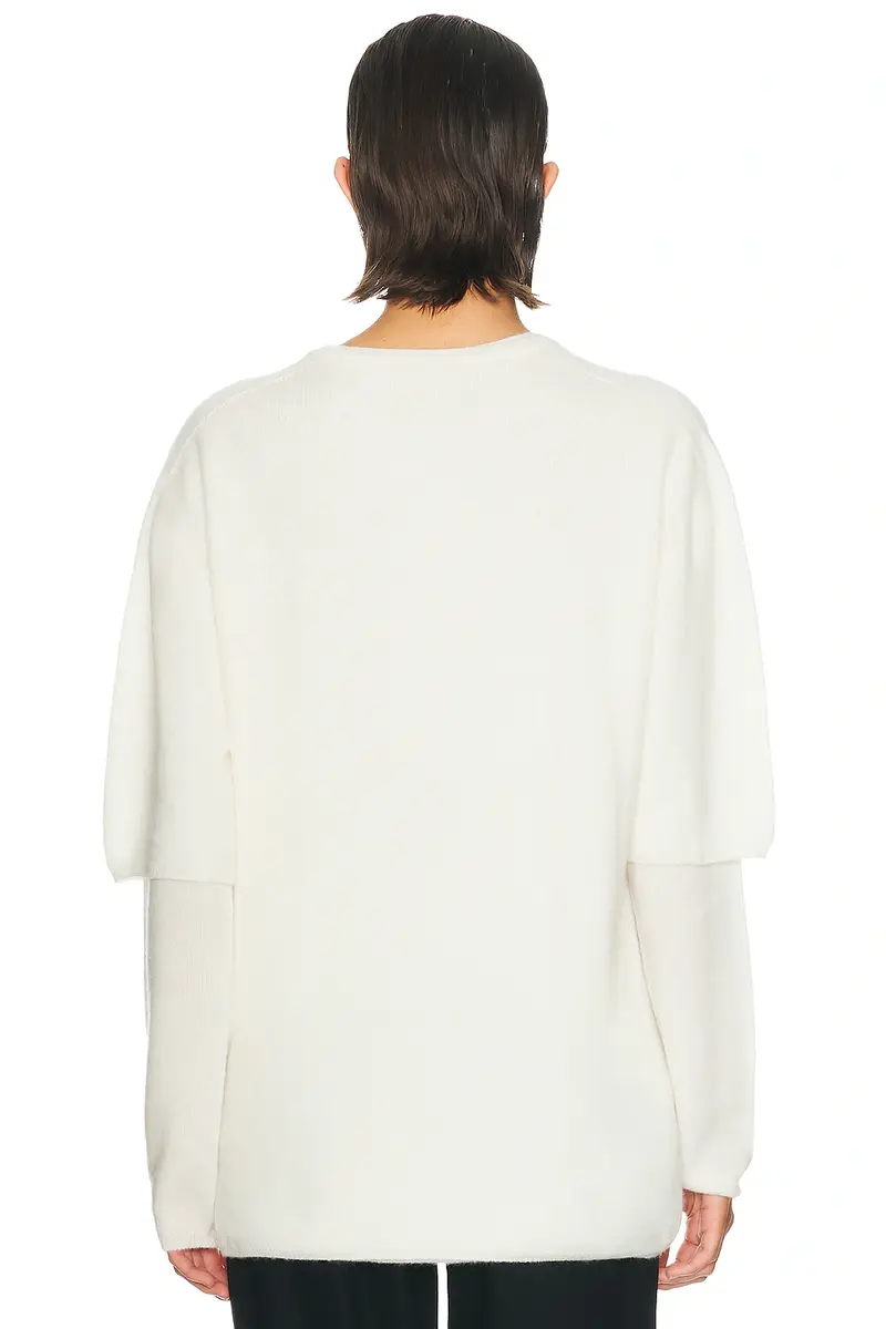 Nour Hammour Cobain Layered Knit Sweater | Thumbnail 4