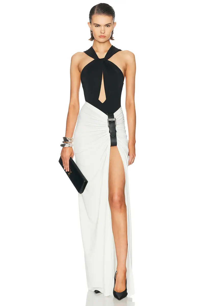 Sid Neigum Floor Length Gathered Belt Skirt | Thumbnail 5