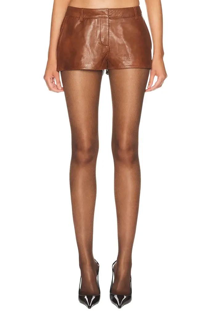 Retrofête Valesia Leather Short | Image 1 Retrofête Valesia Leather Short | Image 1