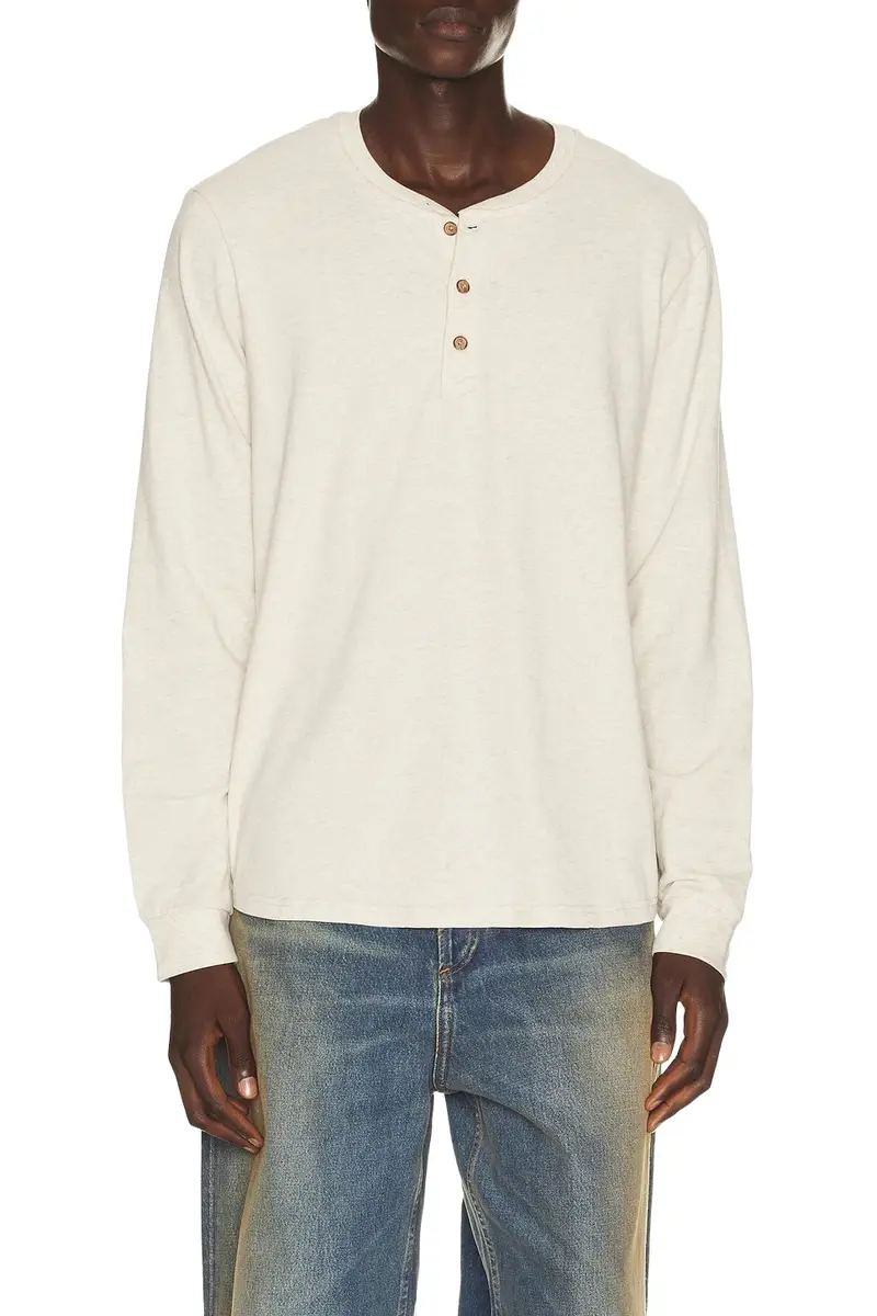 Marine Layer Luxe 250 Henley Shirt