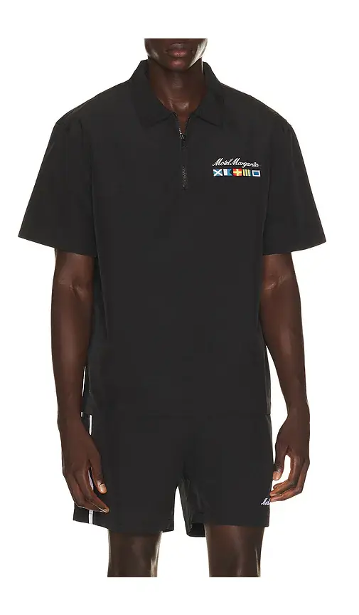 Motel Margarita Squal Quarter Zip Shirt | Thumbnail 2 Motel Margarita Squal Quarter Zip Shirt | Thumbnail 2