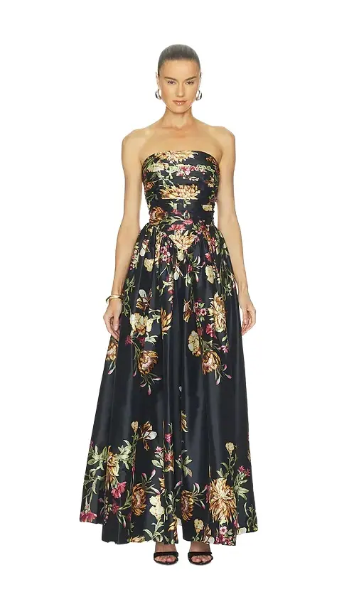 Hemant & Nandita Ruched Long Dress | Image 1 Hemant & Nandita Ruched Long Dress | Image 1