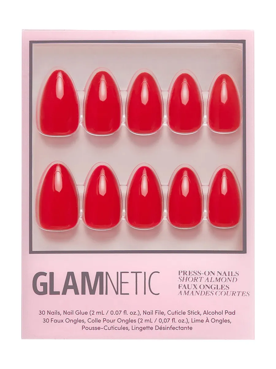 Glamnetic Fiery Red Press-On Nails