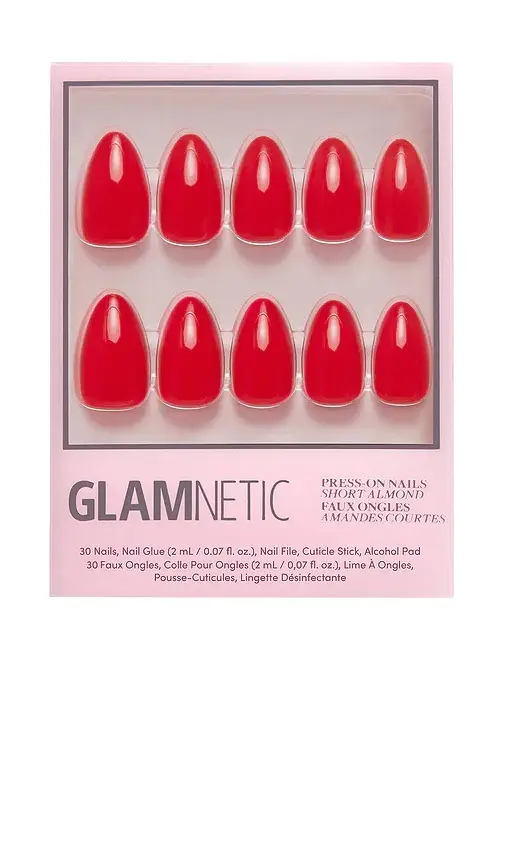 Glamnetic Fiery Red Press-On Nails