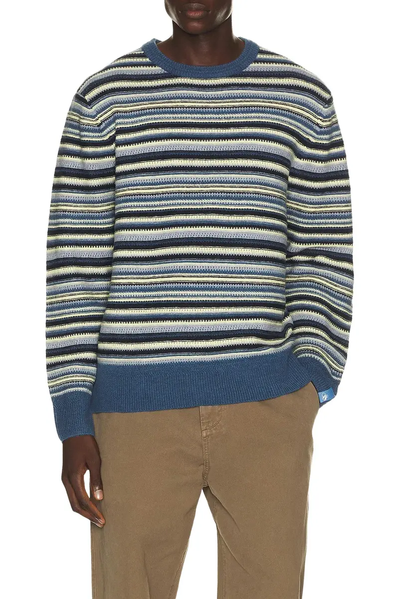 Scotch & Soda Soft Knit Stripe Regular Fit Pullover