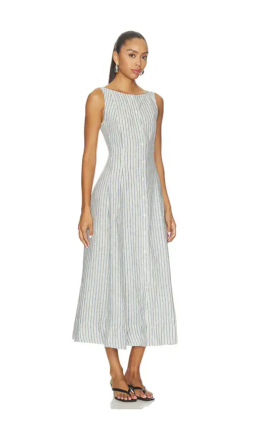 Polo Ralph Lauren Boat Neck Sleeveless A Line Dress | Thumbnail 2 Polo Ralph Lauren Boat Neck Sleeveless A Line Dress | Thumbnail 2