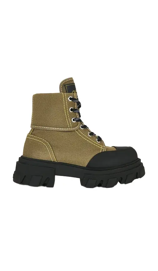 Ganni Cleated Canvas Trail Boot | Image 1 Ganni Cleated Canvas Trail Boot | Image 1