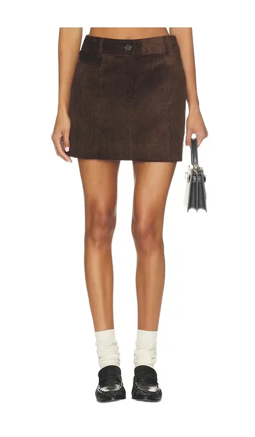 PAIGE Camden Corduroy Skirt | Image 1 PAIGE Camden Corduroy Skirt | Image 1