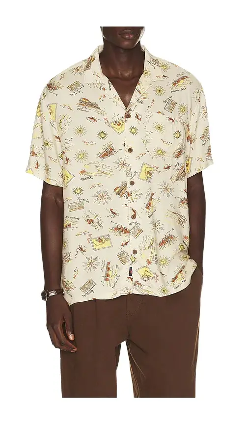 Faherty Short Sleeve Kona Camp Shirt | Image 1 Faherty Short Sleeve Kona Camp Shirt | Image 1