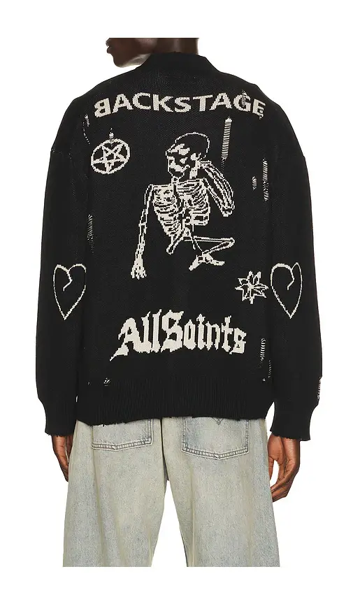 AllSaints Staged Cardigan | Thumbnail 2 AllSaints Staged Cardigan | Thumbnail 2