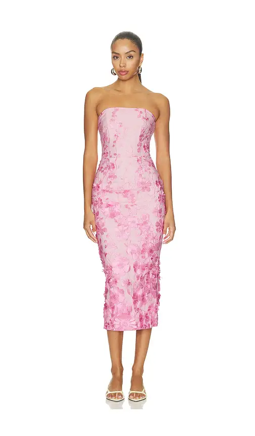 Lovers and Friends Ayriel Midi Dress | Thumbnail 2 Lovers and Friends Ayriel Midi Dress | Thumbnail 2