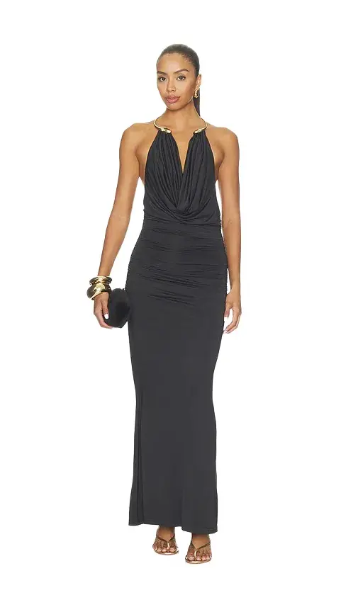 superdown Delanee Halter Maxi Dress