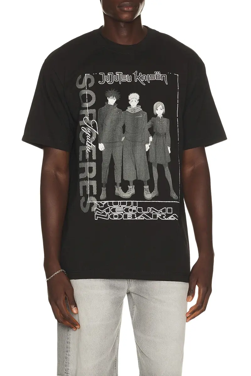 Jujutsu Kaisen Yuji, Megumi, And Nobara Tee Jujutsu Kaisen Yuji, Megumi, And Nobara Tee