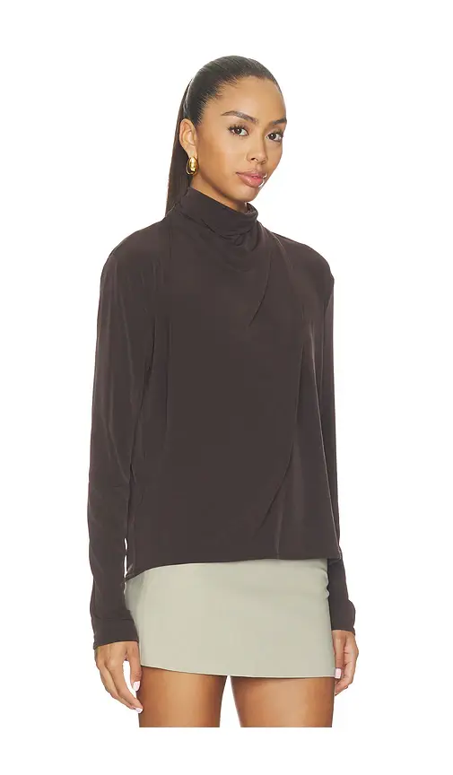 Vince Longsleeve Draped Cowl Blouse | Thumbnail 2 Vince Longsleeve Draped Cowl Blouse | Thumbnail 2