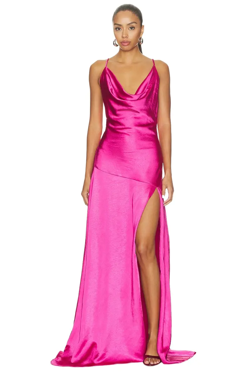 Erielle Cowl Neck Gown Erielle Cowl Neck Gown