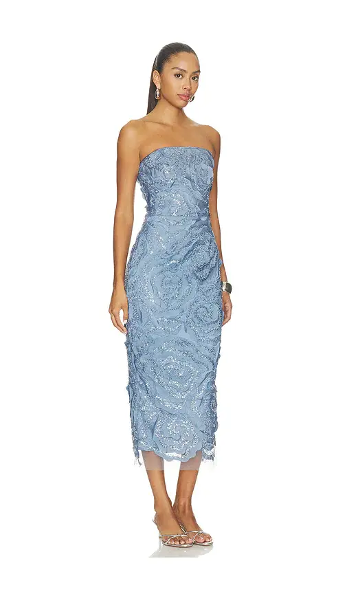 Elliatt Elisa Strapless Midi Dress | Thumbnail 2 Elliatt Elisa Strapless Midi Dress | Thumbnail 2