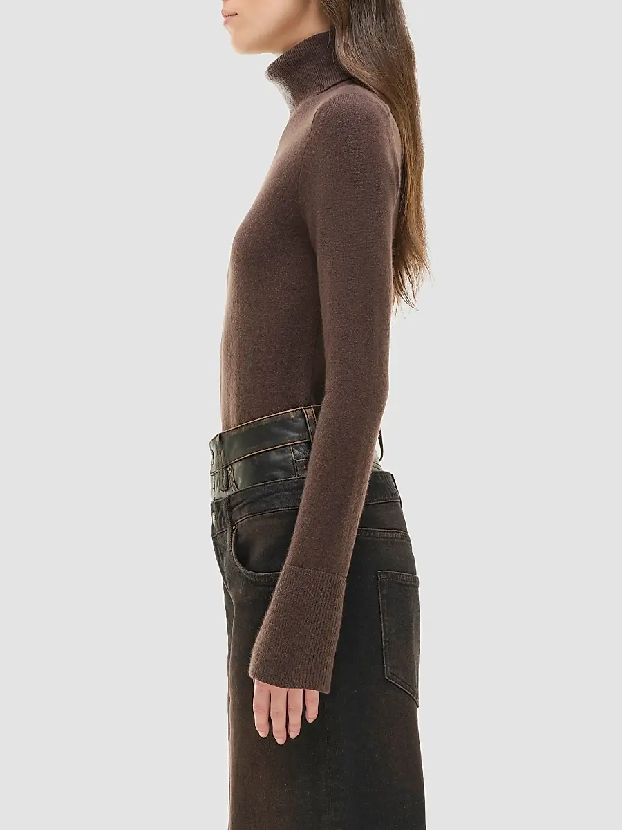 Simkhai Women's Fenwick Cashmere Turtleneck Top | Thumbnail 5 Simkhai Women's Fenwick Cashmere Turtleneck Top | Thumbnail 5